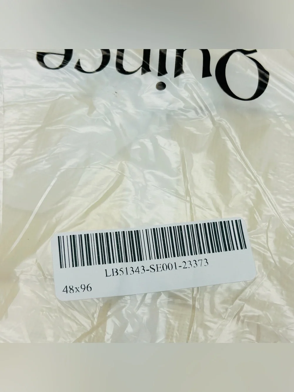 NWT QUINCE Set Of 2 48x96 Cotton Slub Curtains Natural 9596